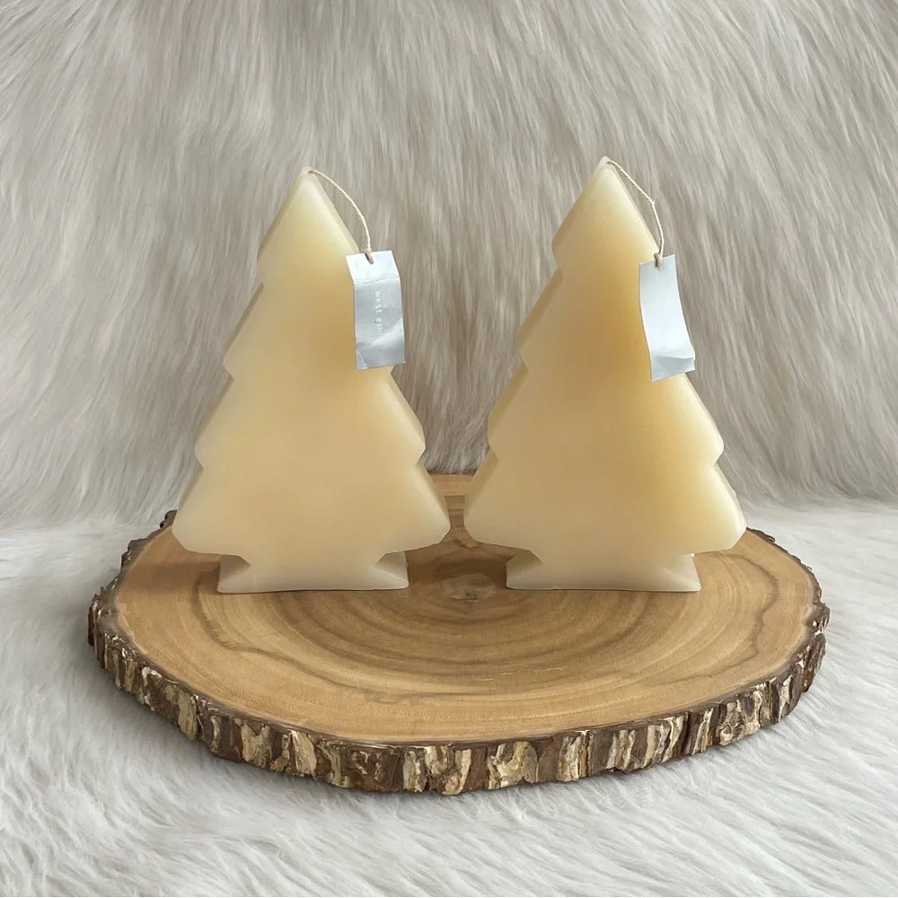 NWT West Elm large bougie tree candles